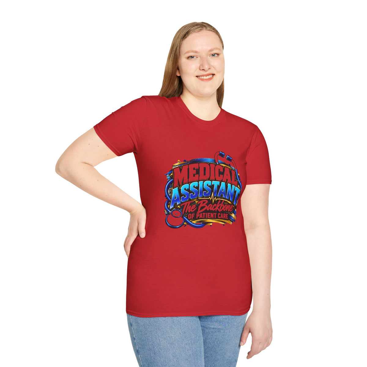 Medical Assistant T-Shirt — "The Backbone of Patient Care" Appreciation Tee
