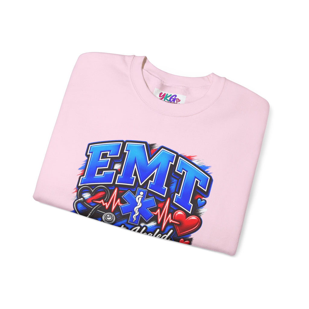 EMT Crewneck Sweatshirt — Hearts Healed, Lives Changed, Stories That Matter