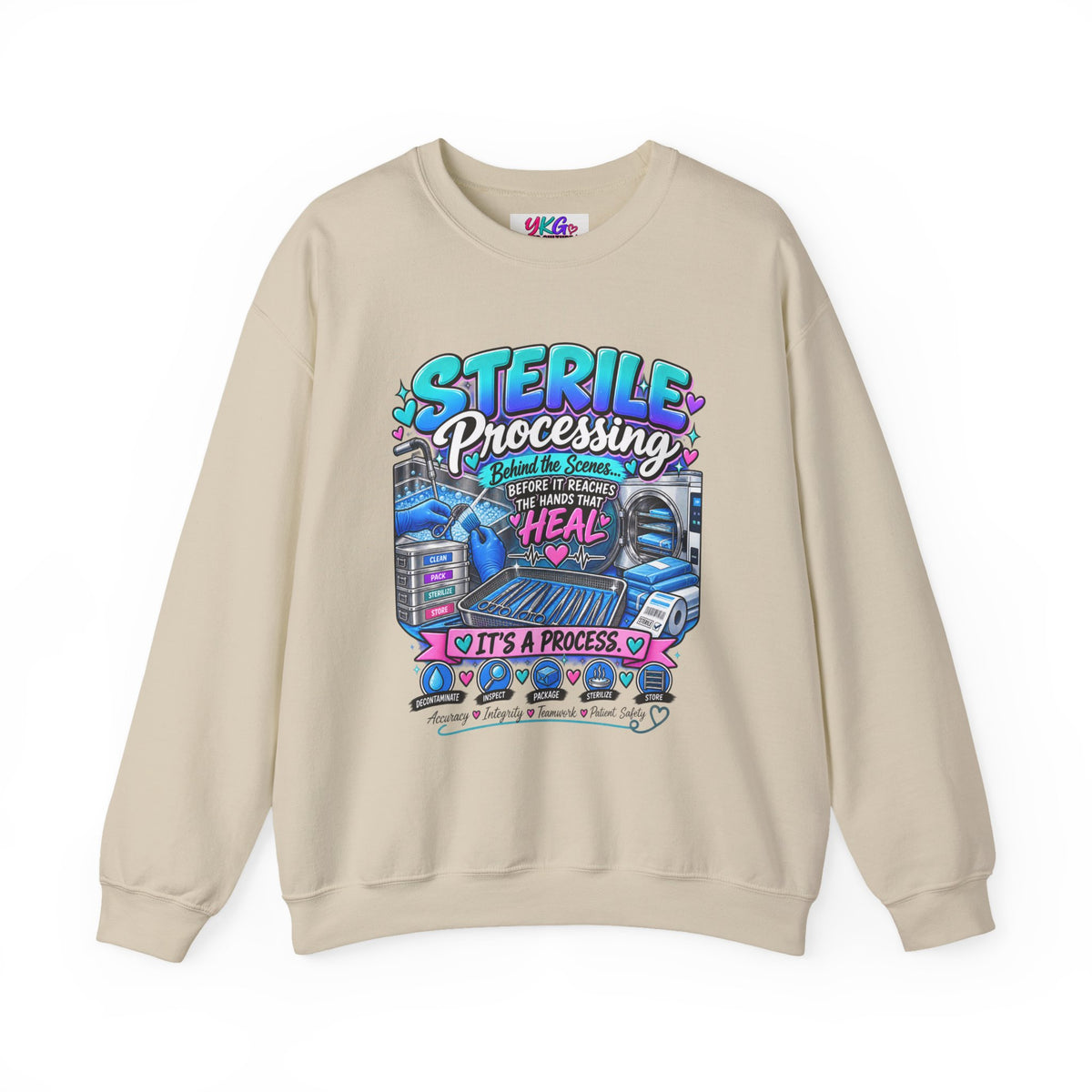 Sterile Processing Crewneck Sweatshirt — Behind the Scenes