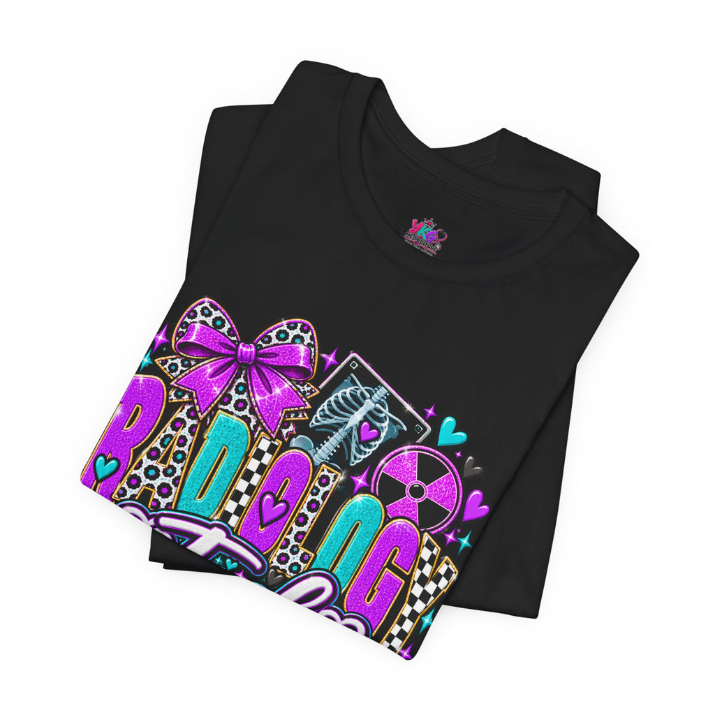 Radiologic Tech Graphic Tee — Cute X-Ray & Hearts Radiology Shirt