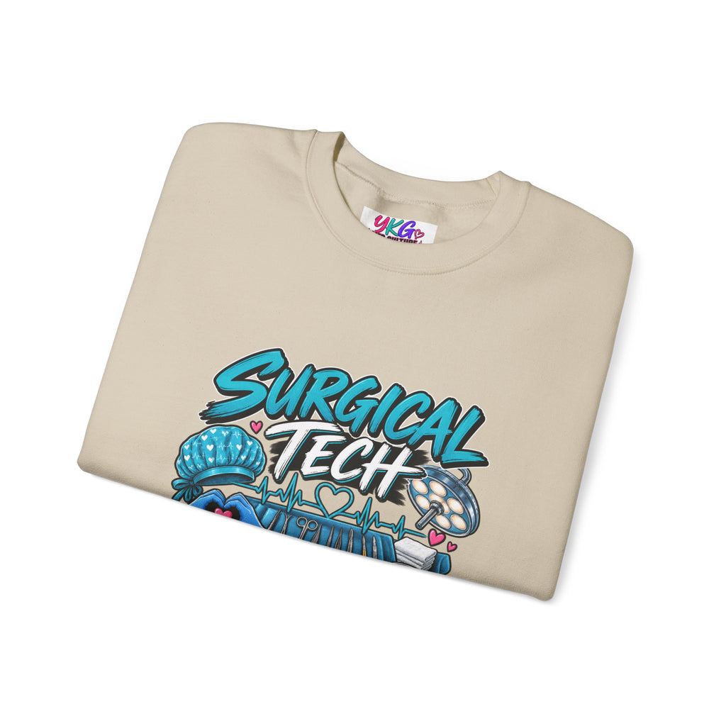 Surgical Tech Crewneck Sweatshirt – Proud Surgical Technician Graphic Sweater