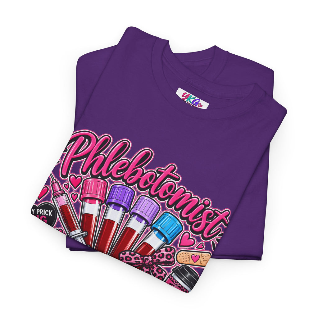 Phlebotomist Vampire T-Shirt – 'Professional Vampire but Make It Medical' Cute Medical Worker Tee