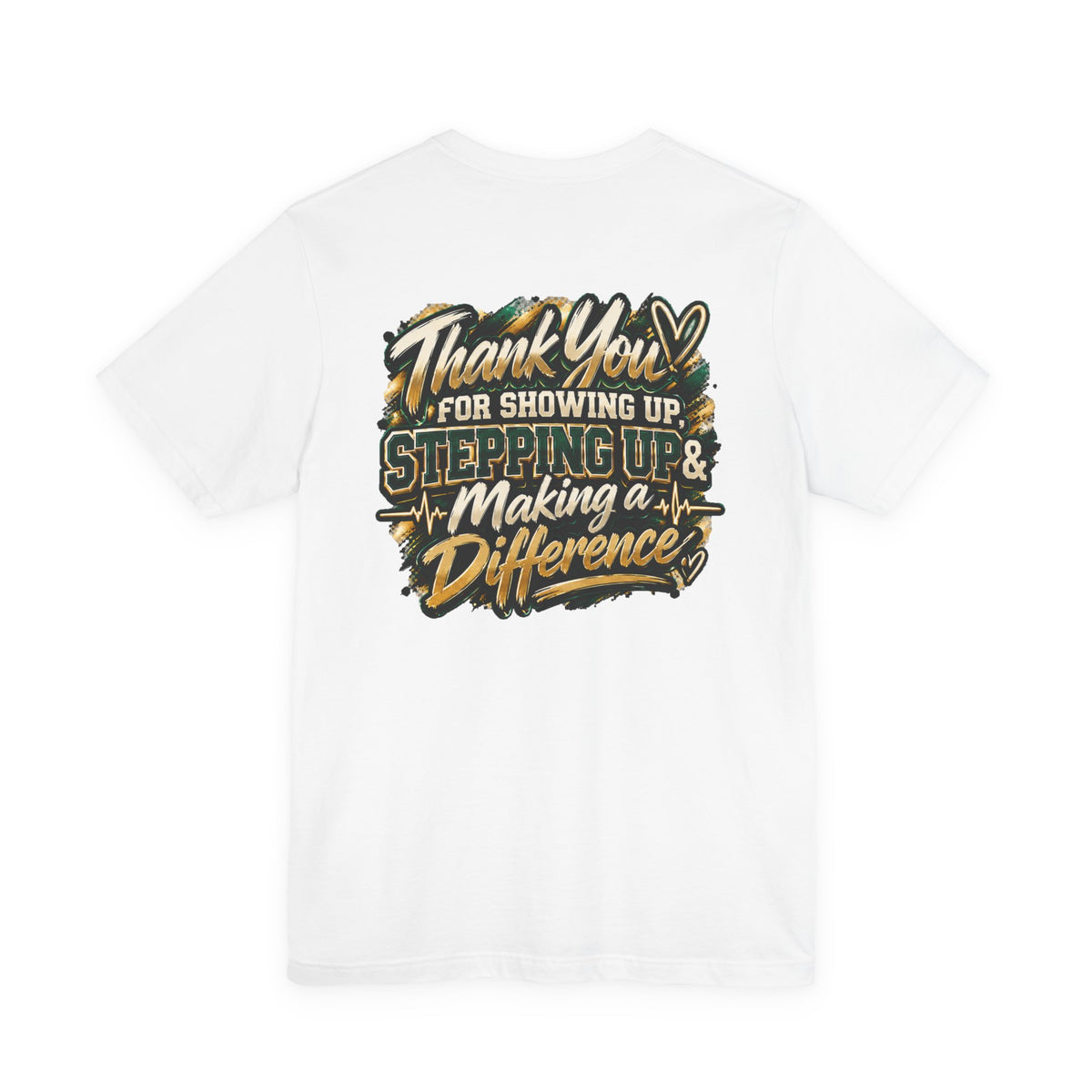 MA Squad 'Built Different' T‑Shirt — Thank You For Showing Up Graphic Tee