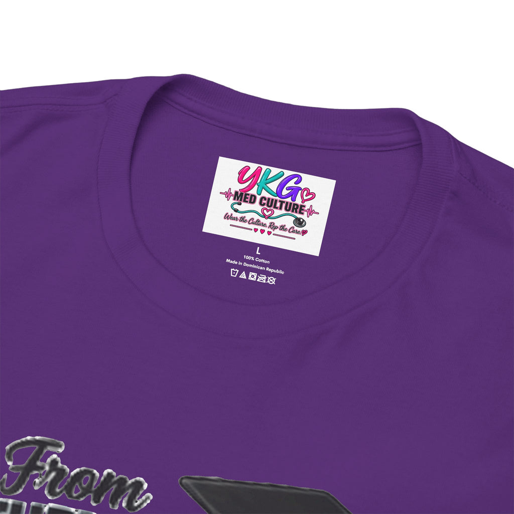 Saving Lives Nursing Graduate T-Shirt — "From Studying to Saving Lives" Graduation Tee