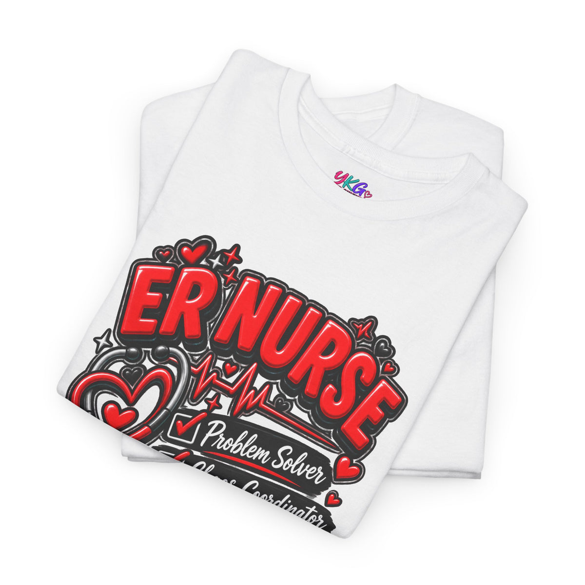 ER Nurse T-Shirt — "All Day Every Day" Proud Emergency RN Graphic Tee