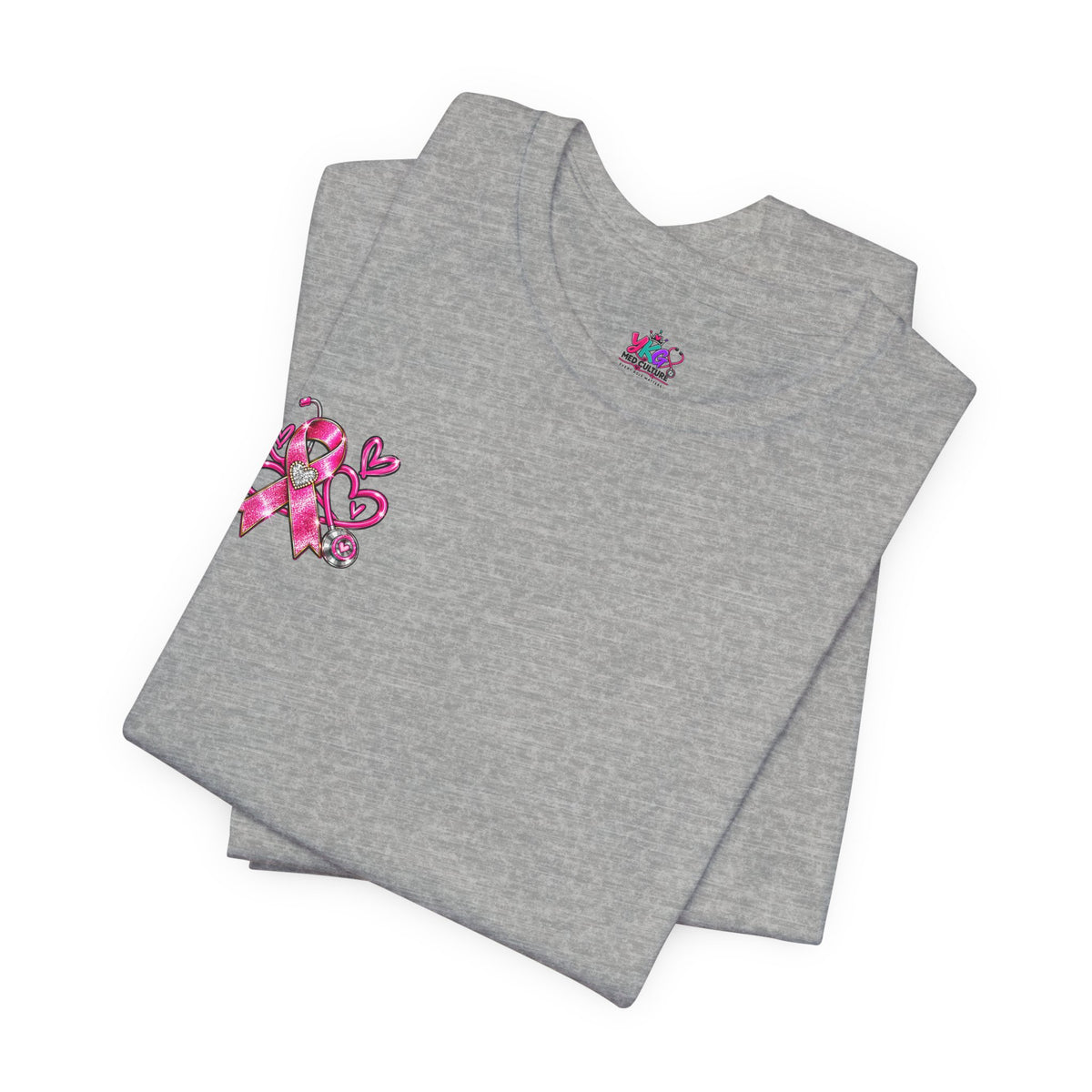 Hope Looks Good On Healthcare Workers T-Shirt — Breast Cancer Awareness Healthcare Tee