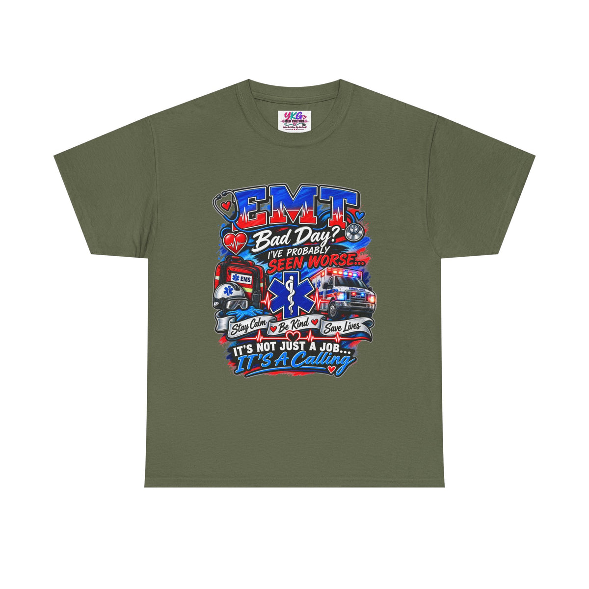 EMT Rescue Tee - "Bad Day? I've Probably Seen Worse" Paramedic Shirt