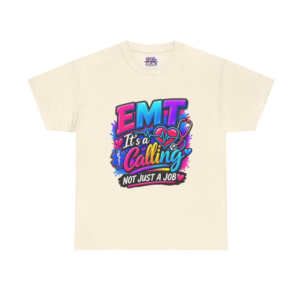 EMT T-Shirt — “It’s a Calling, Not Just a Job” Colorful EMS Tee