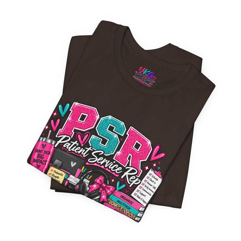 Patient Service Rep T‑Shirt — "More Than a Front Desk" Medical Receptionist Tee