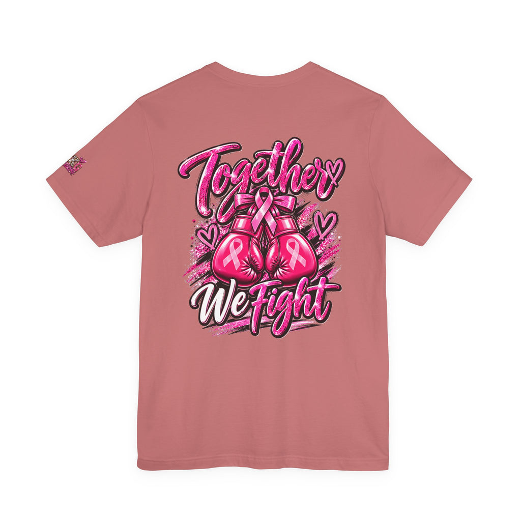 Breast Cancer Awareness Healthcare Heroes Tee — "Together We Fight" Pink Ribbon Shirt