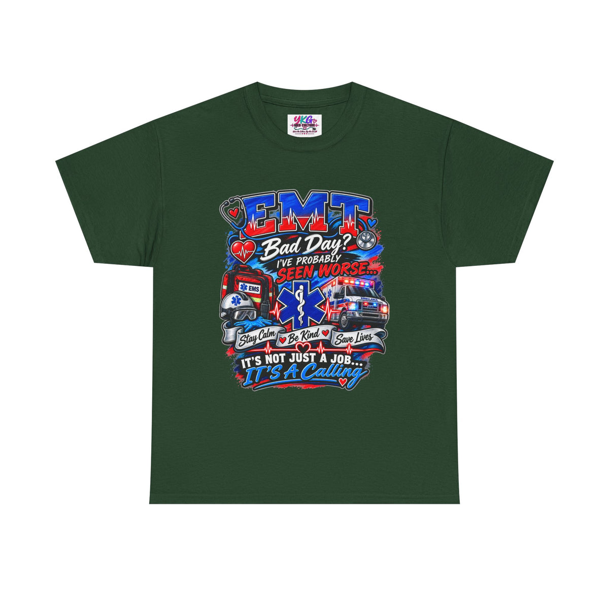 EMT Rescue Tee - "Bad Day? I've Probably Seen Worse" Paramedic Shirt