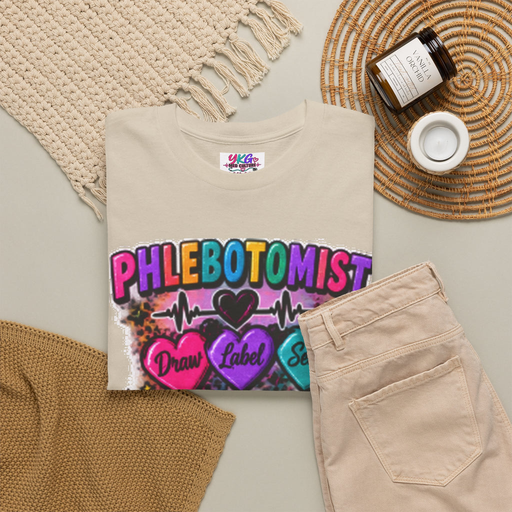 Phlebotomist Make a Difference Tee — Heartbeat & ‘Dream Love Send’ Graphic Shirt