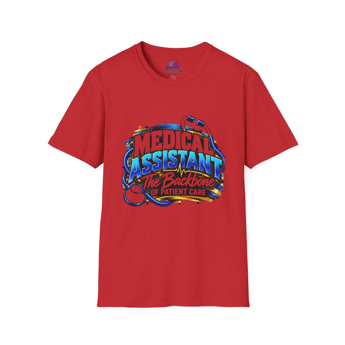 Medical Assistant T-Shirt — "The Backbone of Patient Care" Appreciation Tee