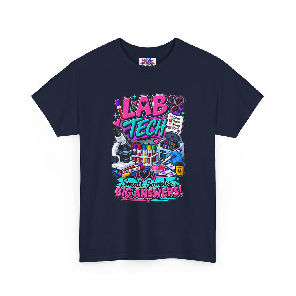 Lab Tech T-Shirt — “Lab Tech: Small Samples, Big Answers” Graphic Tee
