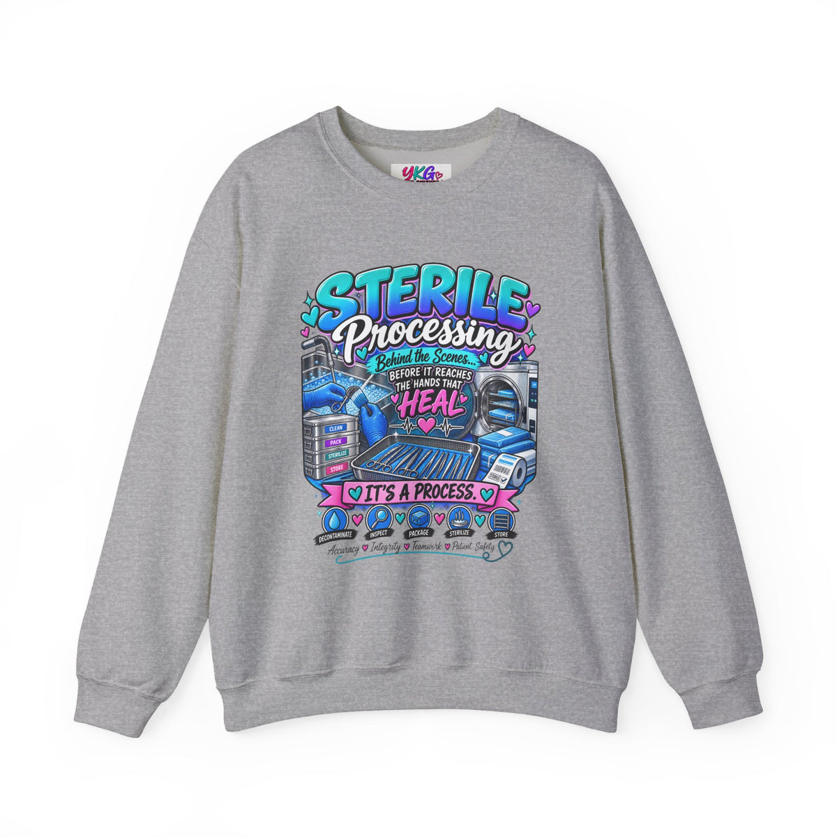 Sterile Processing Crewneck Sweatshirt — Behind the Scenes