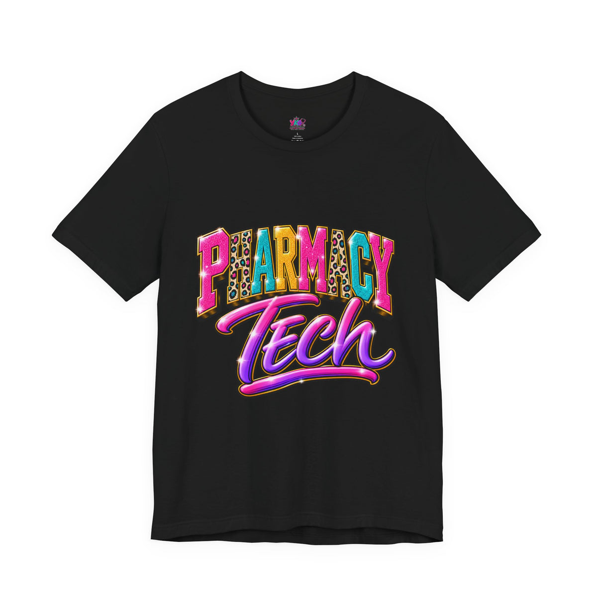 Pharmacy Tech Colorful Graphic Tee
