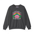 Protect Your Peace Crewneck Sweatshirt — Mental Health Matters Rainbow Brain