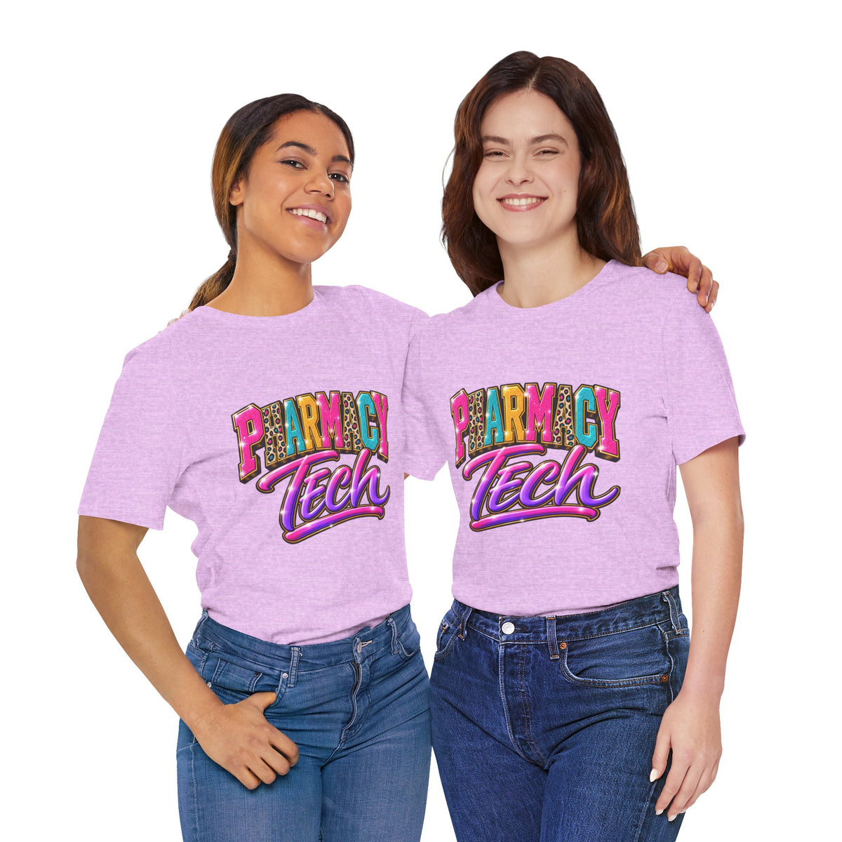 Pharmacy Tech Colorful Graphic Tee