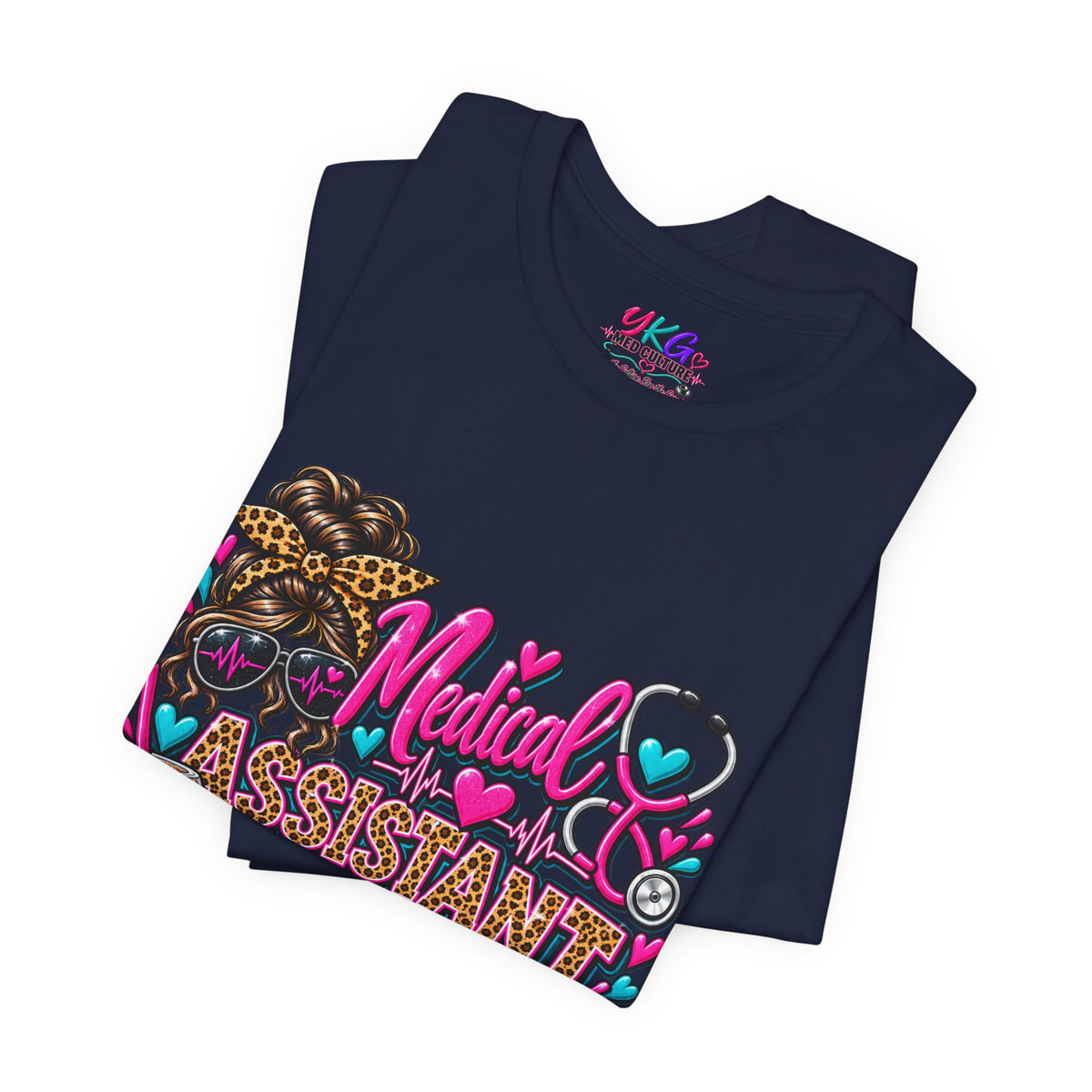 Medical Assistant Tee — “Part MA, Part Therapist, 100% Hustle” Graphic T‑Shirt