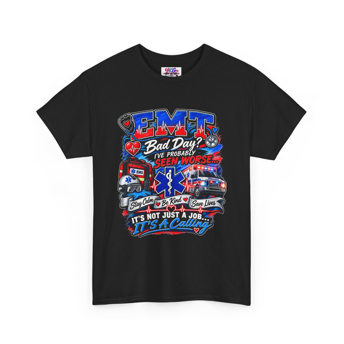 EMT Rescue Tee - "Bad Day? I've Probably Seen Worse" Paramedic Shirt