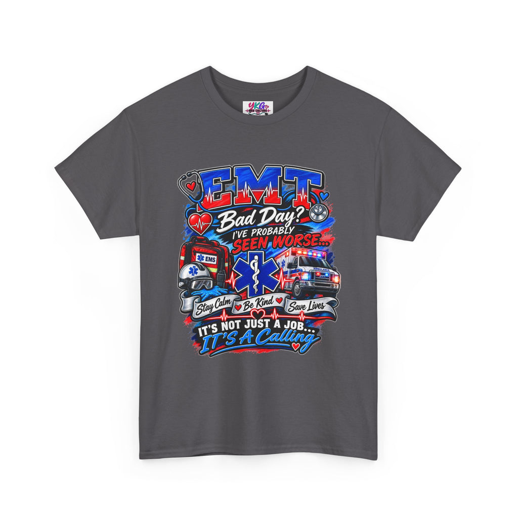 EMT Rescue Tee - "Bad Day? I've Probably Seen Worse" Paramedic Shirt