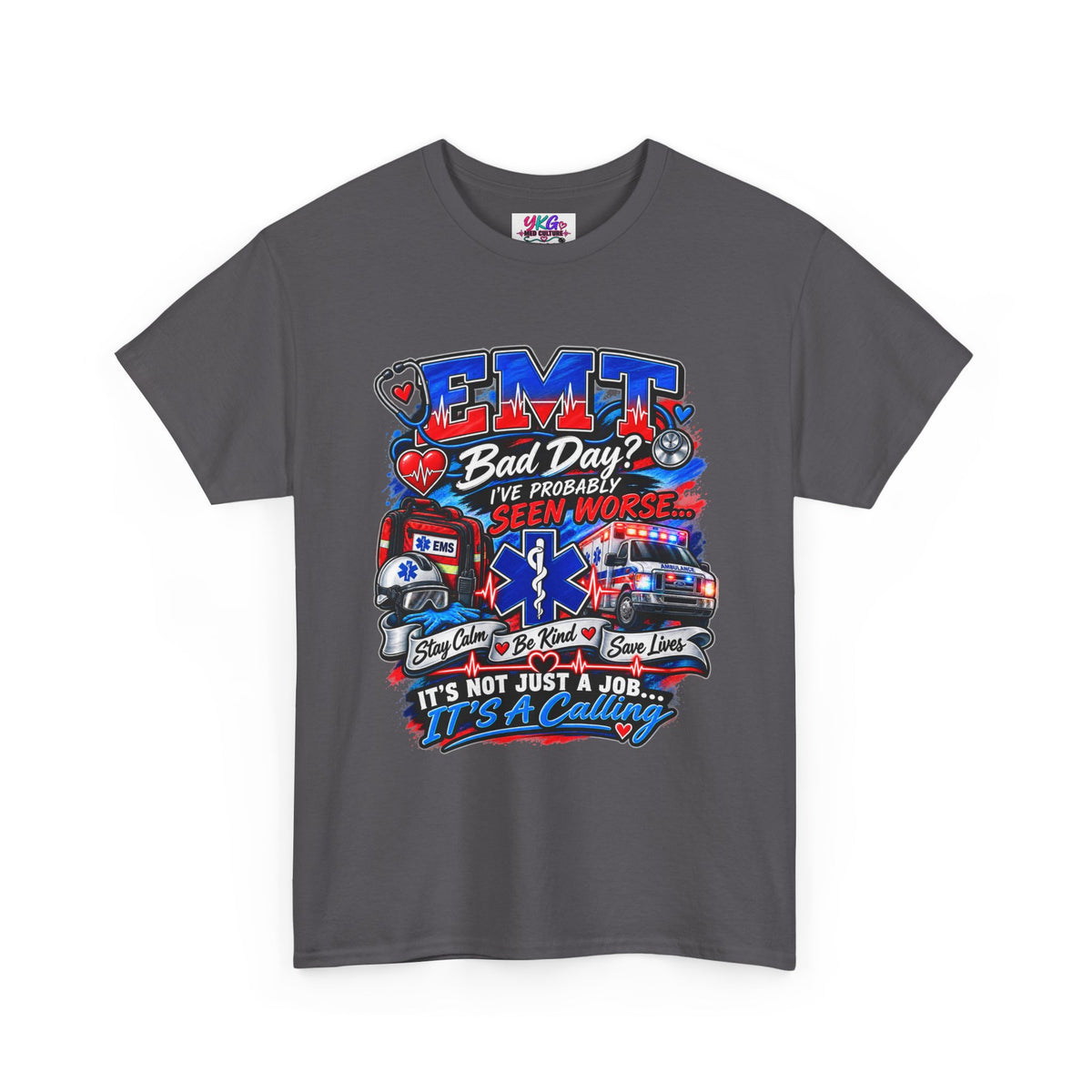 EMT Rescue Tee - "Bad Day? I've Probably Seen Worse" Paramedic Shirt