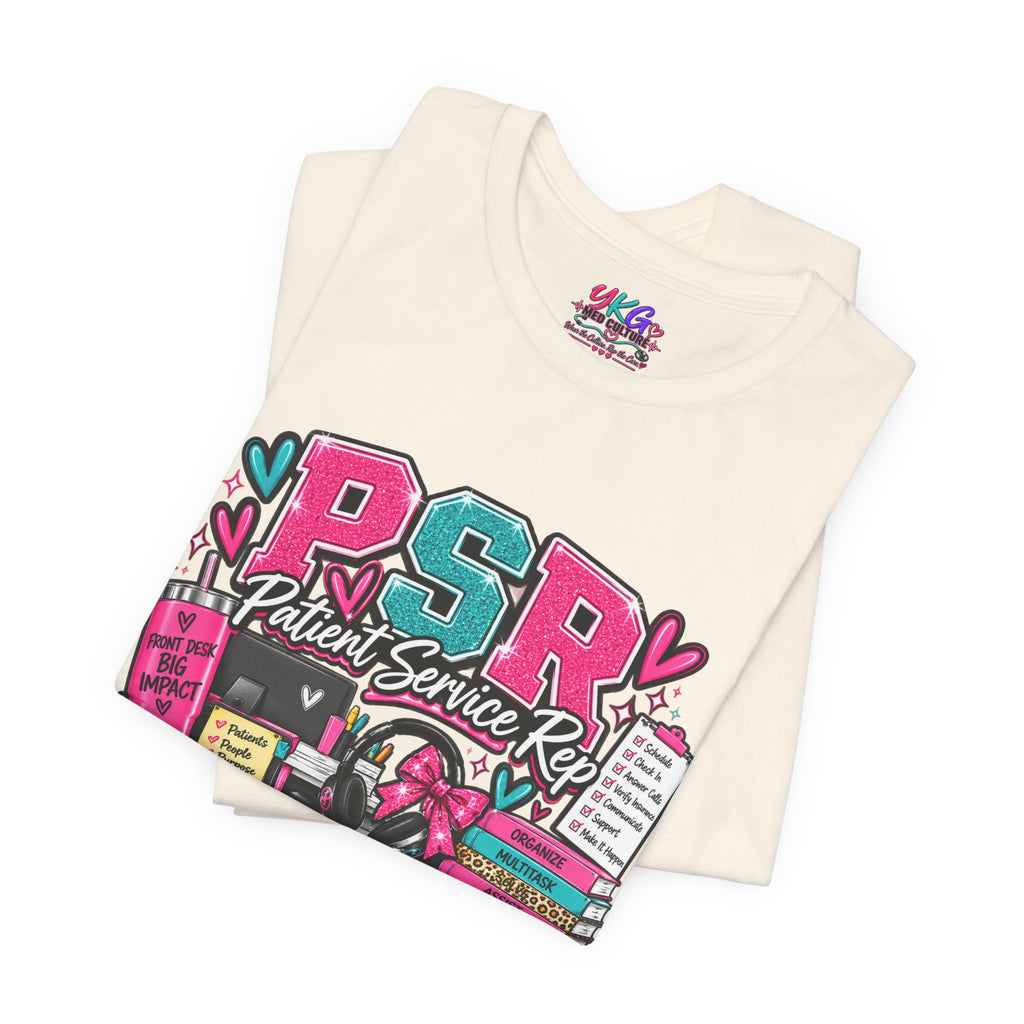 Patient Service Rep T‑Shirt — "More Than a Front Desk" Medical Receptionist Tee