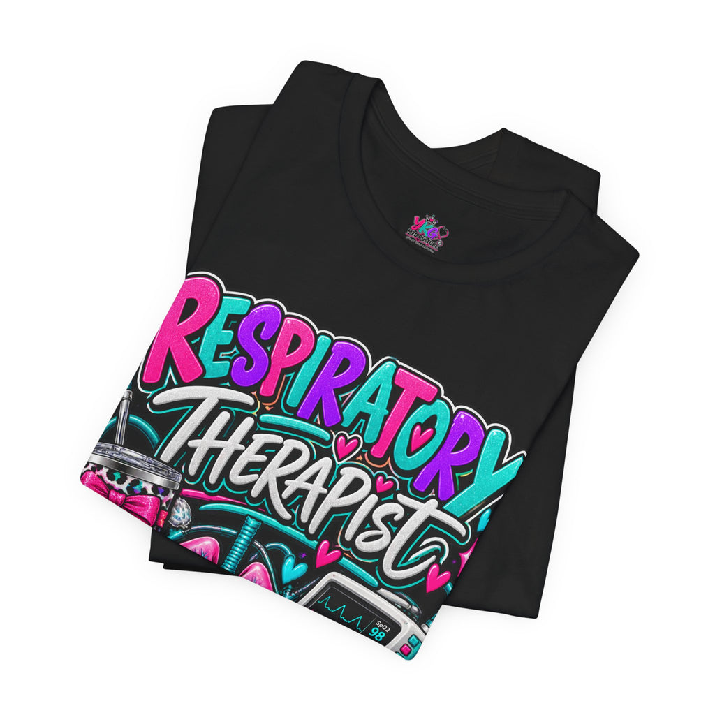 Respiratory Therapist T‑Shirt – Colorful Medical Tech Design (Respiratory Therapist)