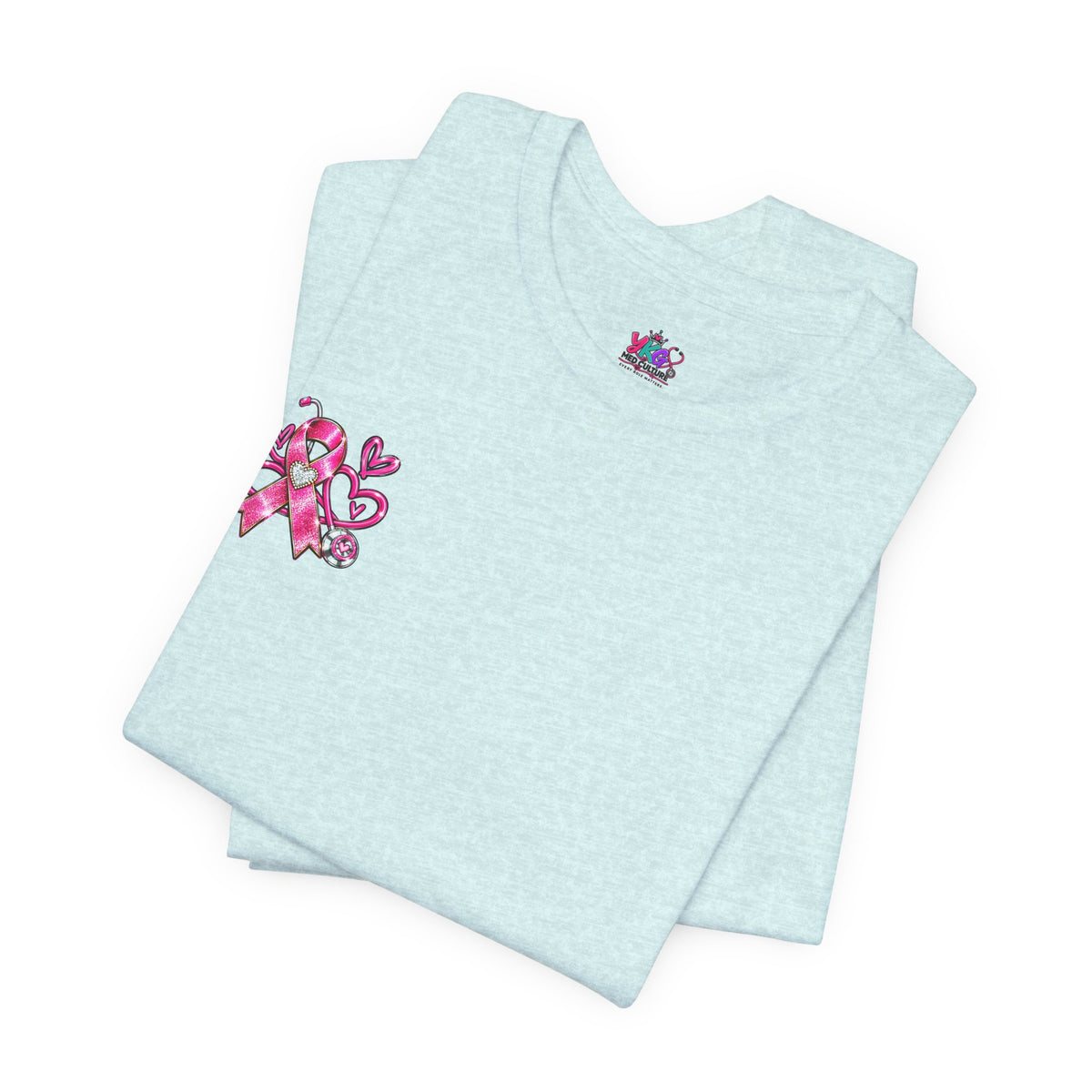 Hope Looks Good On Healthcare Workers T-Shirt — Breast Cancer Awareness Healthcare Tee