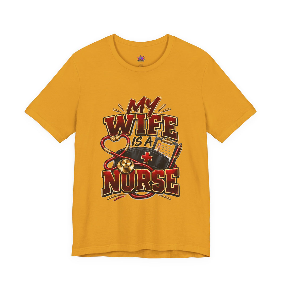 My Wife Is A Nurse T-Shirt – 'I Haven't Googled A Symptom In Years' Graphic Tee