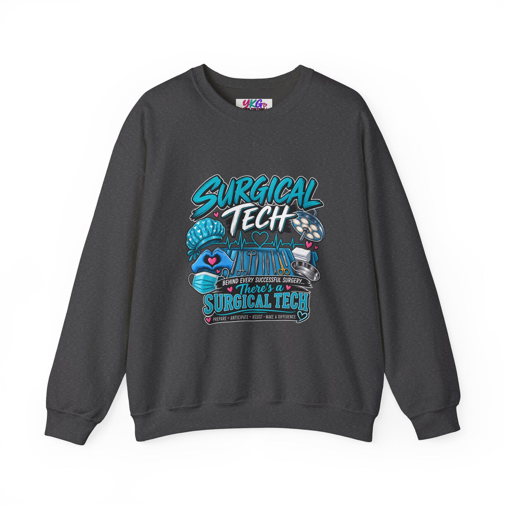 Surgical Tech Crewneck Sweatshirt – Proud Surgical Technician Graphic Sweater