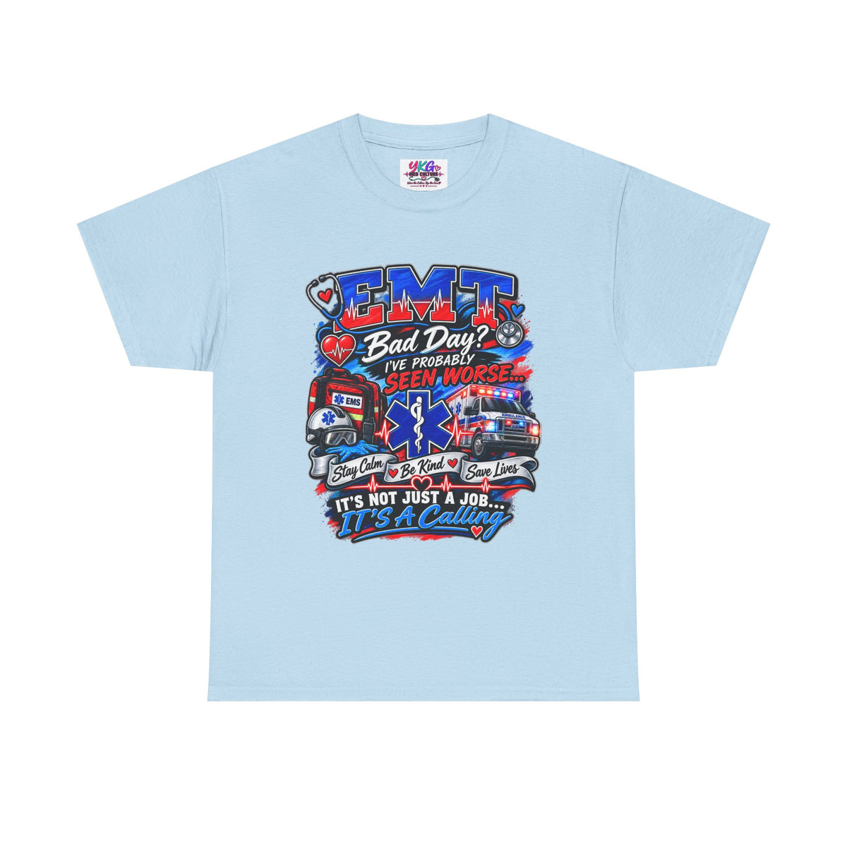 EMT Rescue Tee - "Bad Day? I've Probably Seen Worse" Paramedic Shirt
