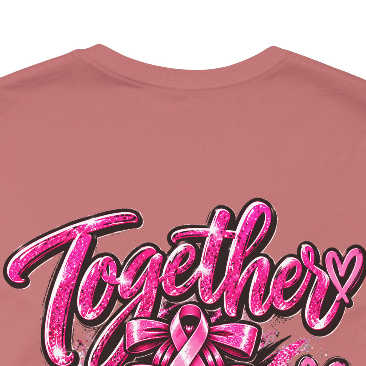Breast Cancer Awareness Healthcare Heroes Tee — "Together We Fight" Pink Ribbon Shirt