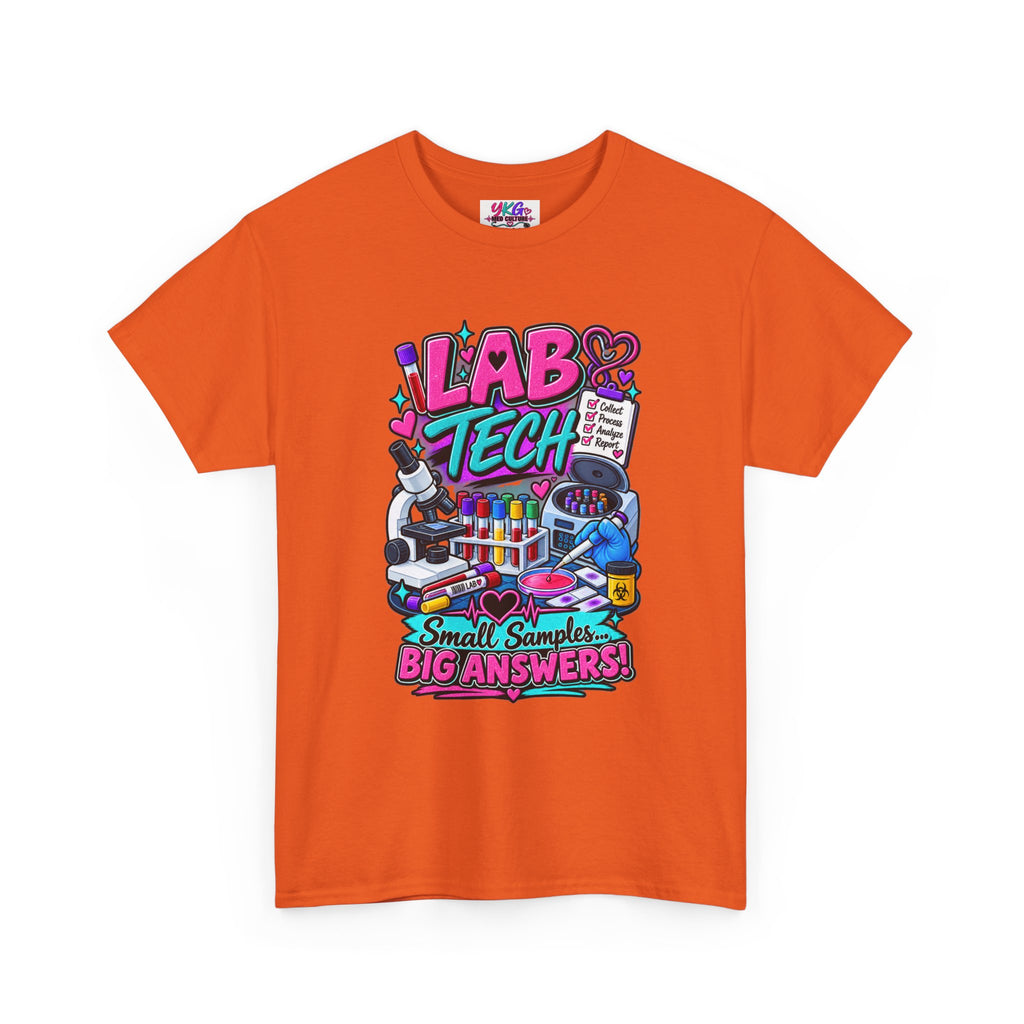 Lab Tech T-Shirt — “Lab Tech: Small Samples, Big Answers” Graphic Tee