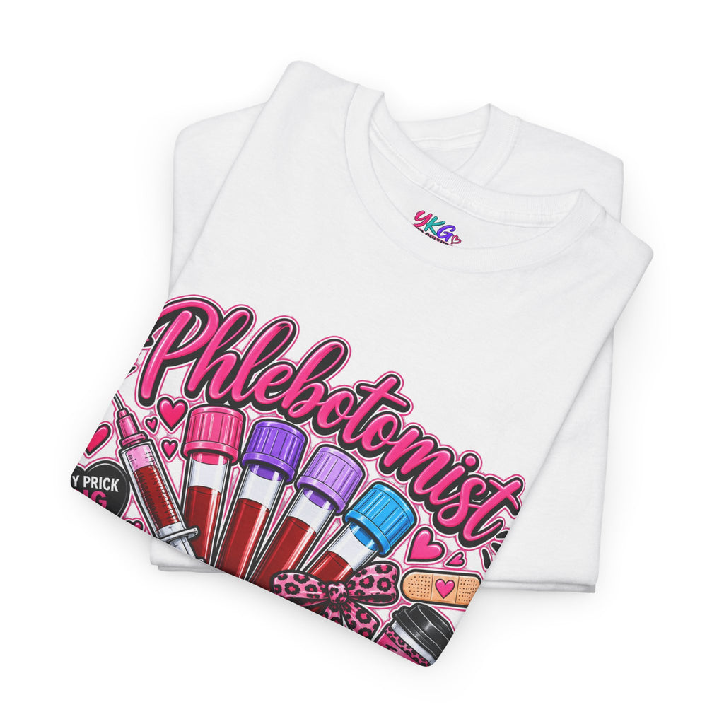 Phlebotomist Vampire T-Shirt – 'Professional Vampire but Make It Medical' Cute Medical Worker Tee