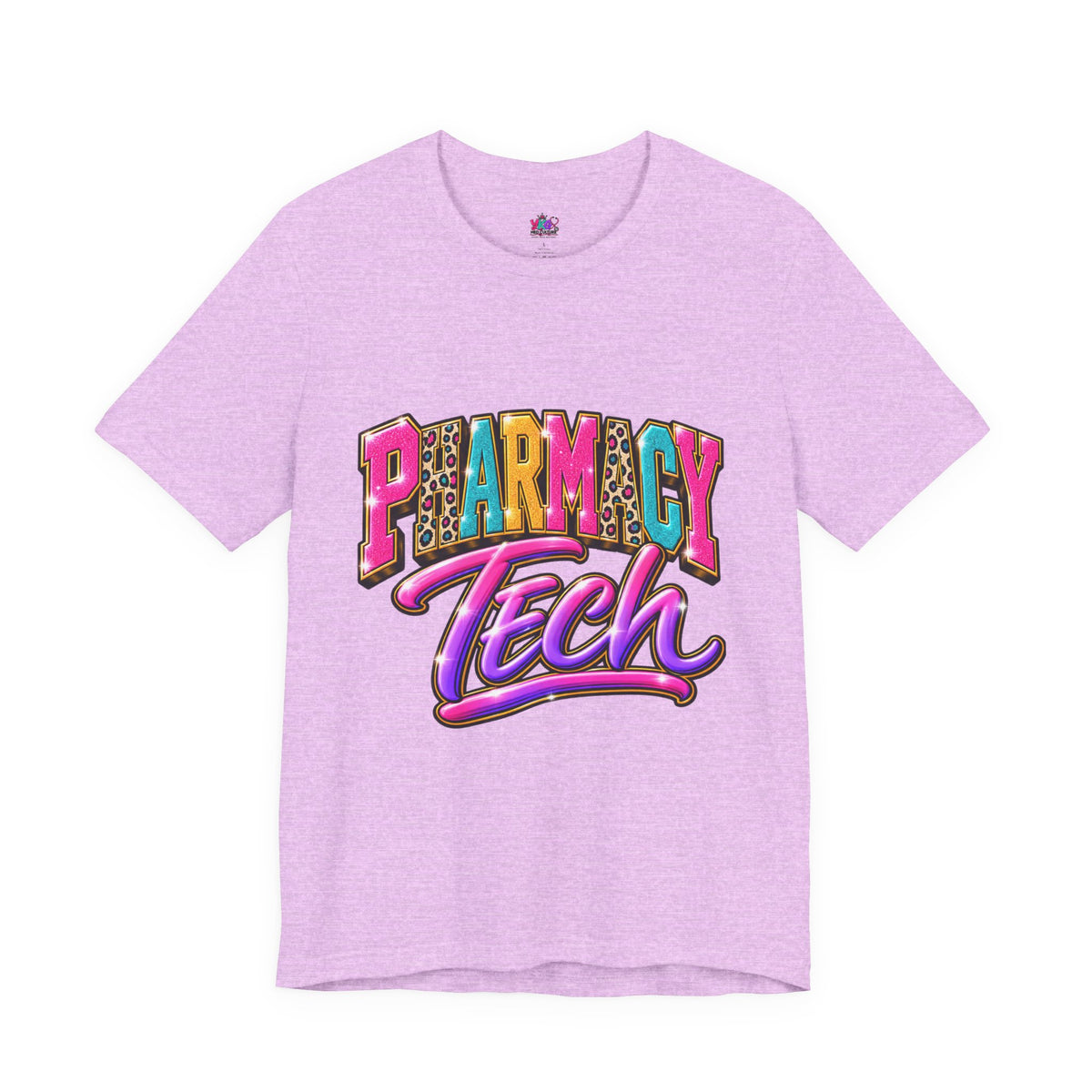 Pharmacy Tech Colorful Graphic Tee