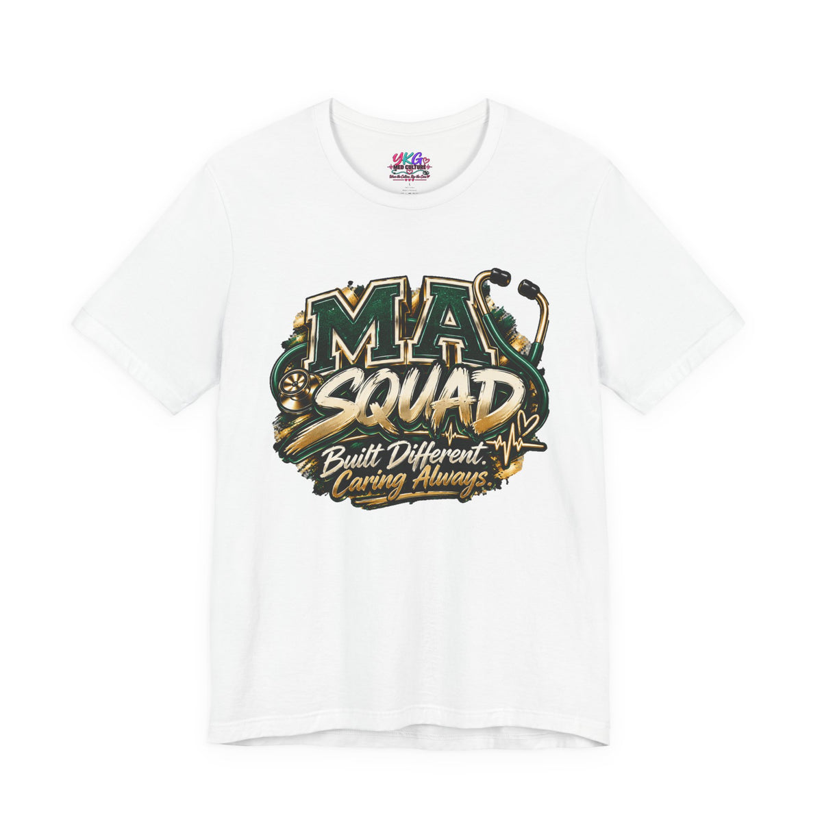 MA Squad 'Built Different' T‑Shirt — Thank You For Showing Up Graphic Tee