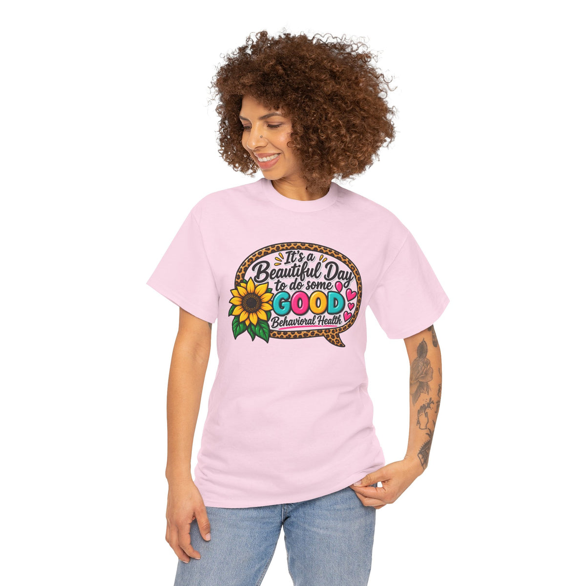 It's a Beautiful Day T‑Shirt — "Do Some Good" Floral Positive Vibes Tee