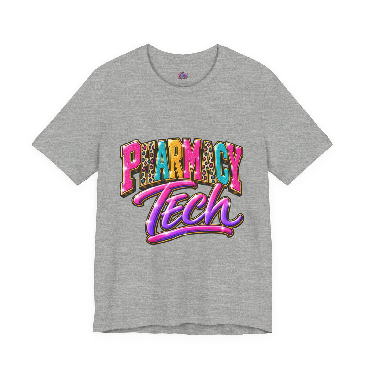Pharmacy Tech Colorful Graphic Tee