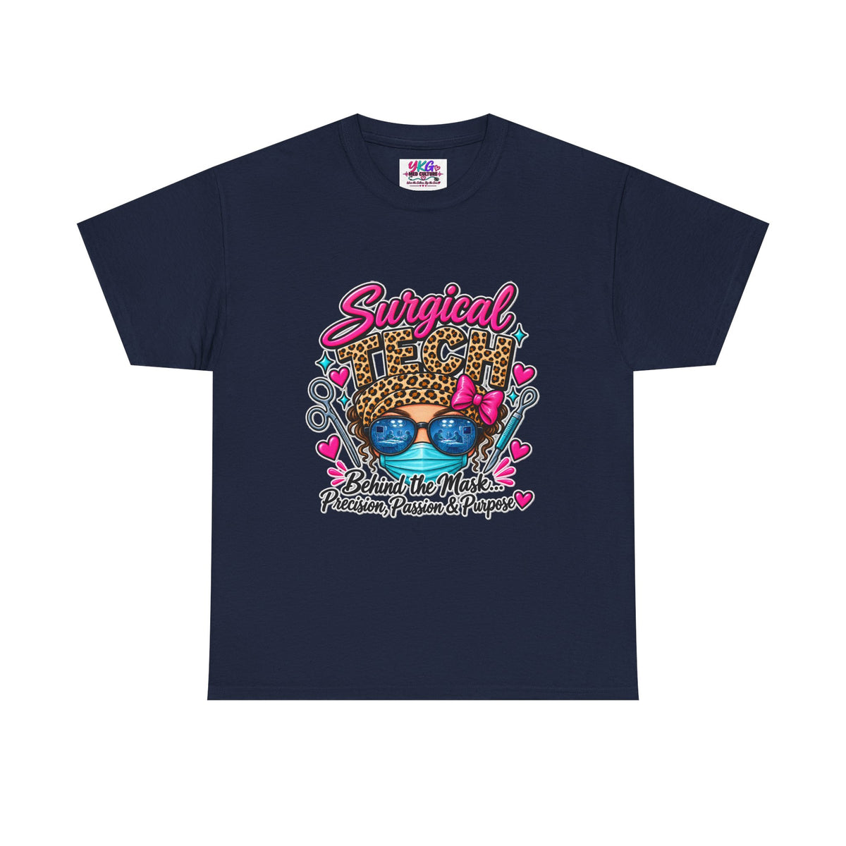 Surgical Tech T-Shirt — Behind the Mask: Precision, Passion & Purpose
