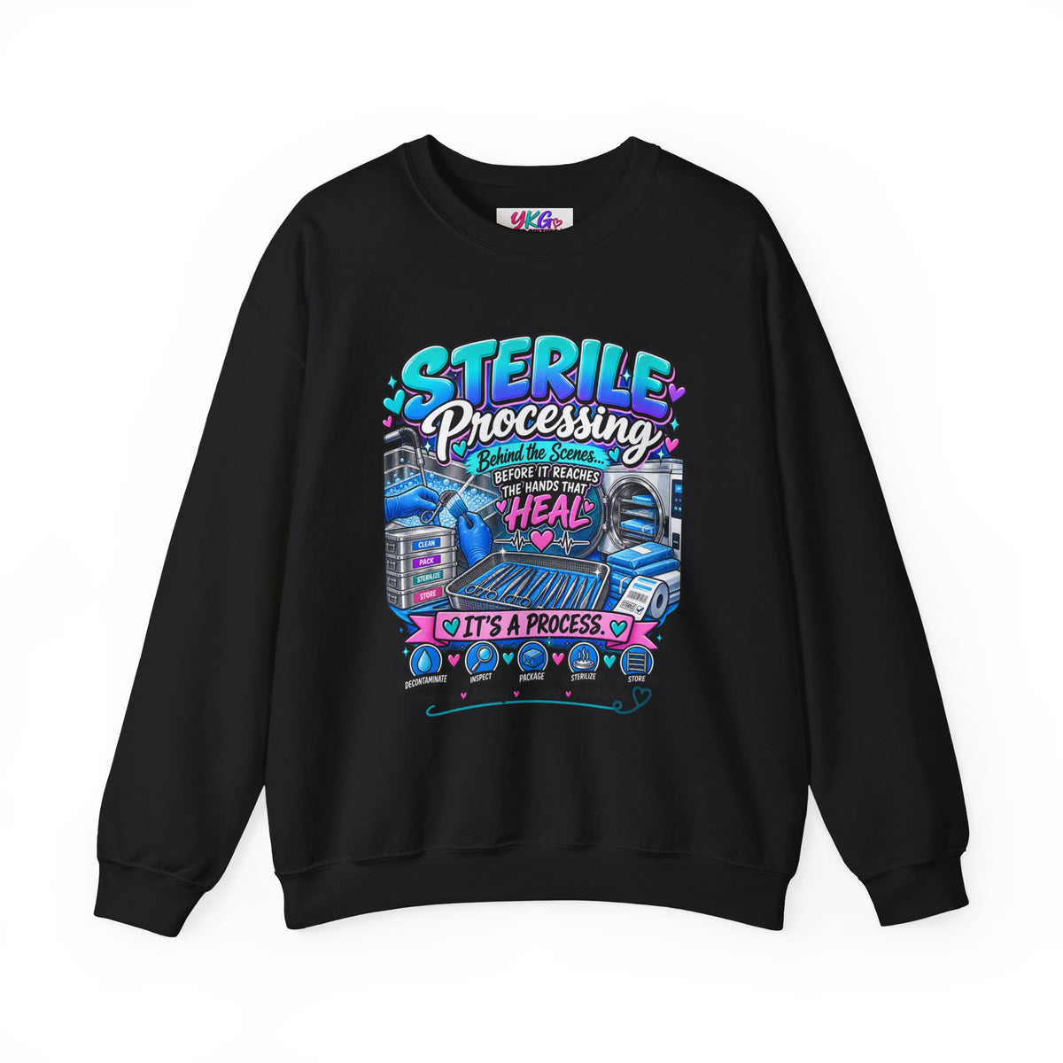 Sterile Processing Crewneck Sweatshirt — Behind the Scenes