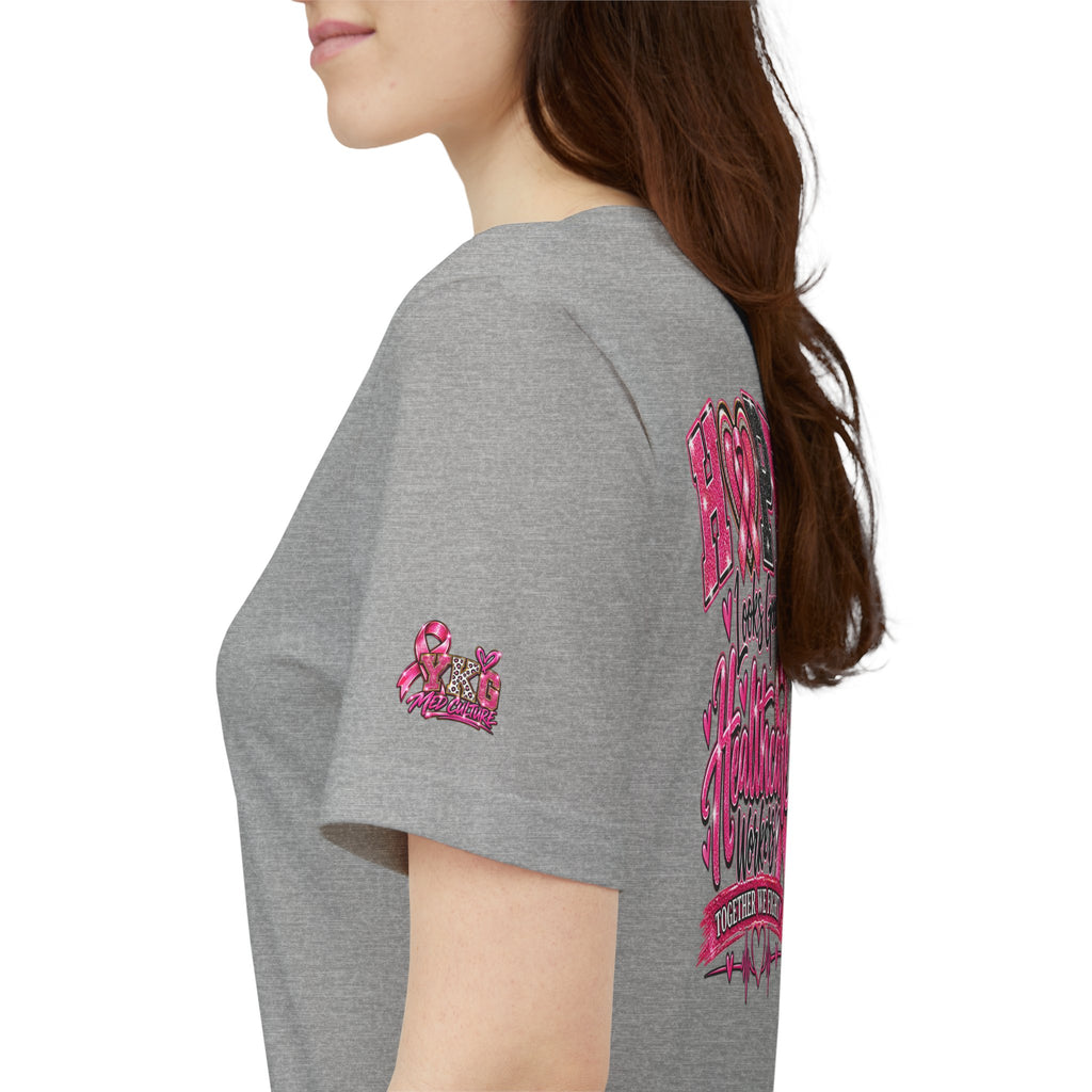 Hope Looks Good On Healthcare Workers T-Shirt — Breast Cancer Awareness Healthcare Tee