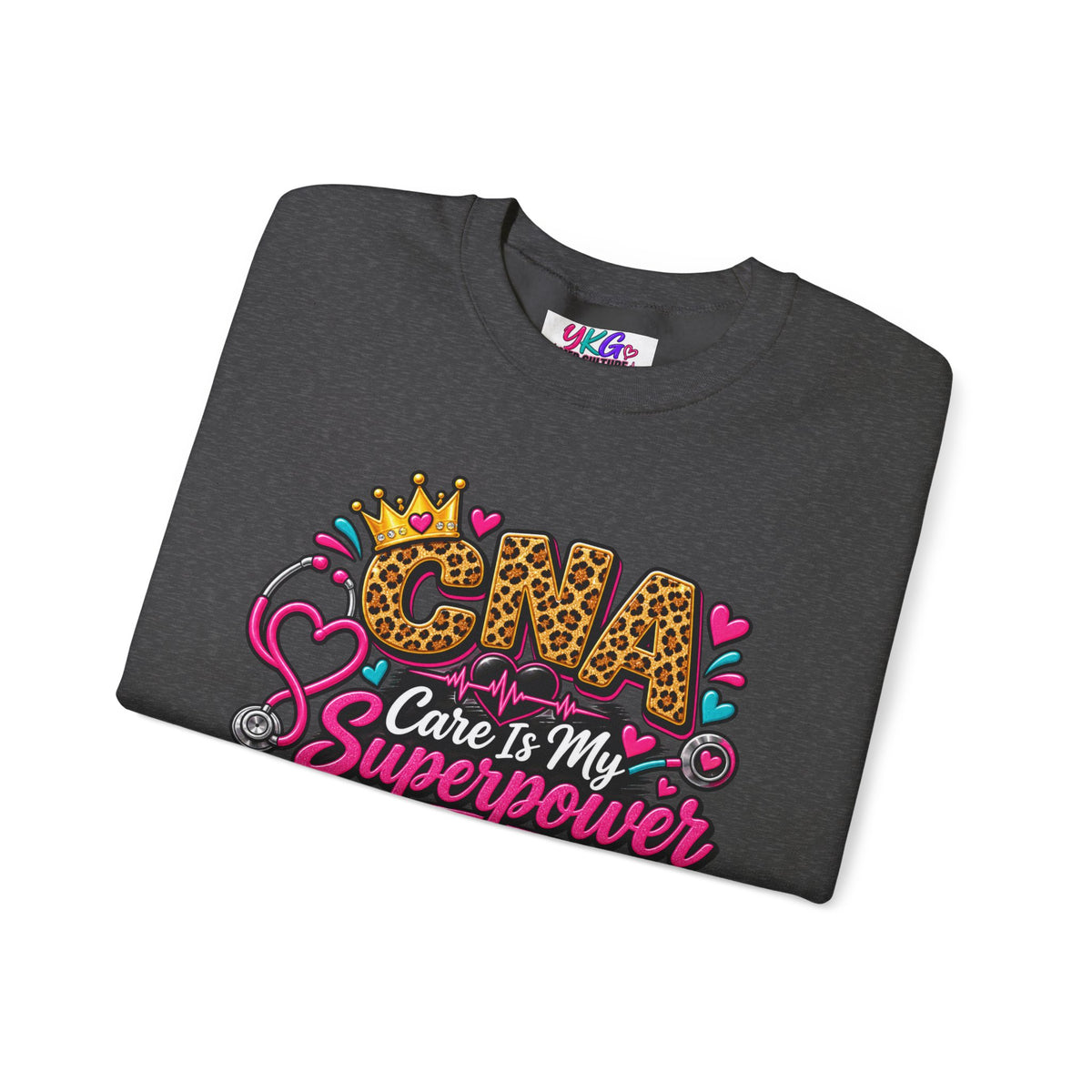 CNA Care Is My Superpower Crewneck Sweatshirt