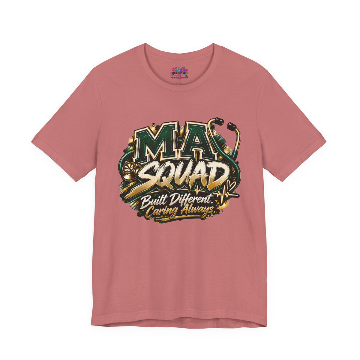 MA Squad 'Built Different' T‑Shirt — Thank You For Showing Up Graphic Tee
