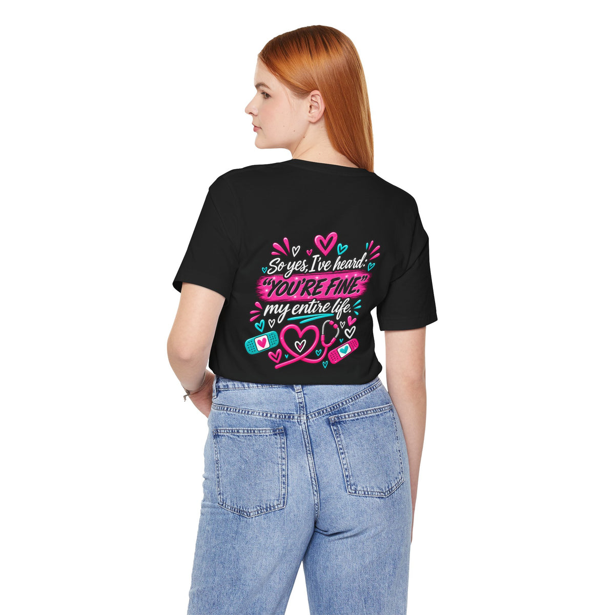 My Mom Is A Nurse T-Shirt — "Yes, I’ve Heard You’re Fine" Nurse Mom Tee