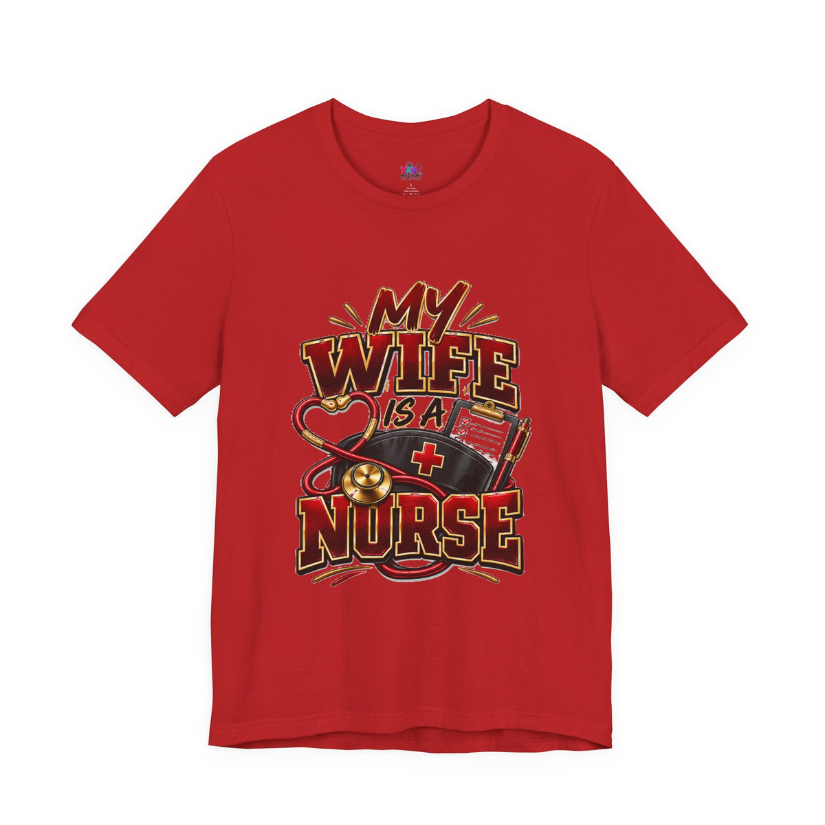 My Wife Is A Nurse T-Shirt – 'I Haven't Googled A Symptom In Years' Graphic Tee