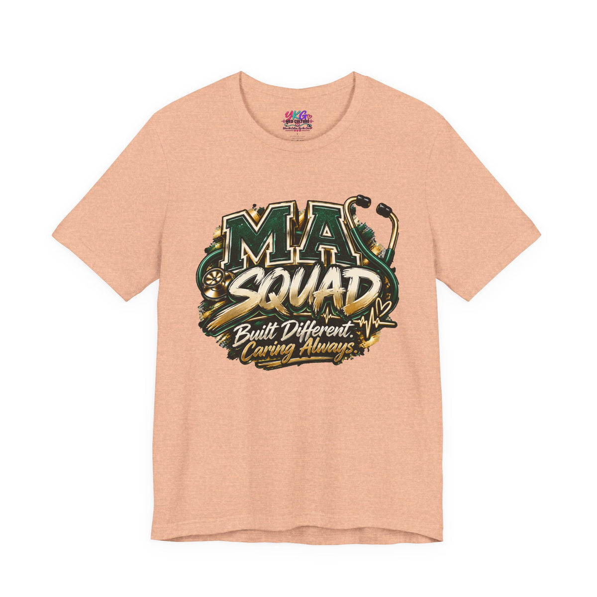 MA Squad 'Built Different' T‑Shirt — Thank You For Showing Up Graphic Tee