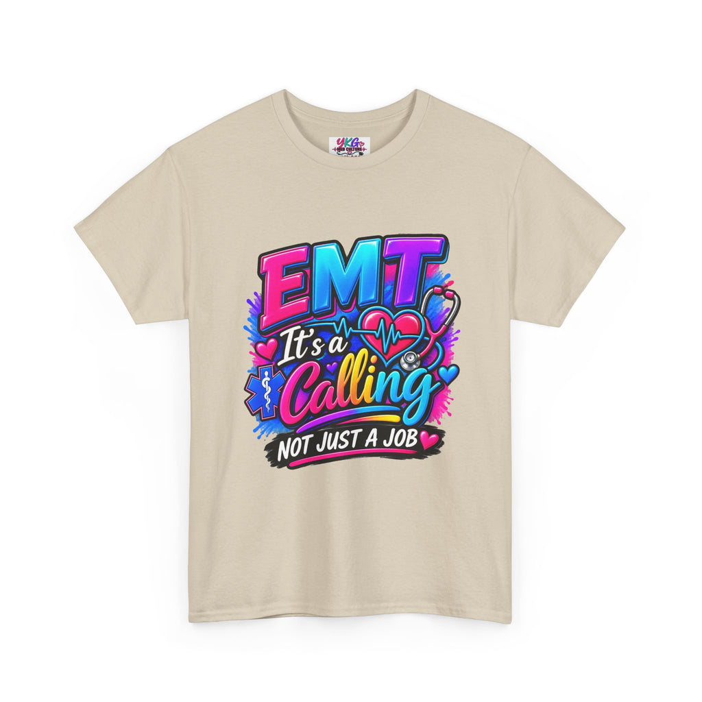 EMT T-Shirt — “It’s a Calling, Not Just a Job” Colorful EMS Tee