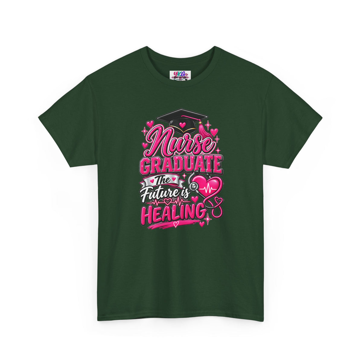 Nurse Graduate Tee – “The Future’s Healing” Graduation Nurse Shirt