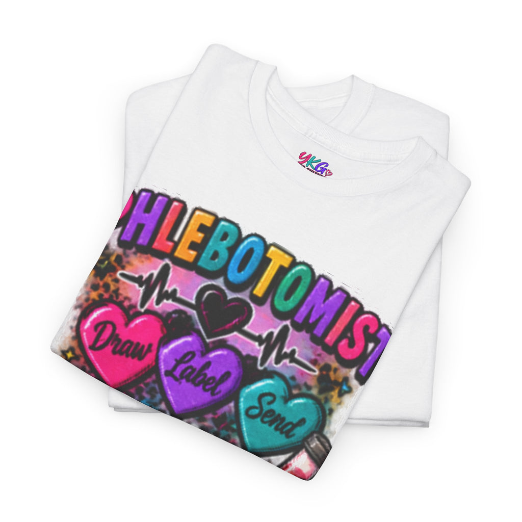 Phlebotomist Make a Difference Tee — Heartbeat & ‘Dream Love Send’ Graphic Shirt